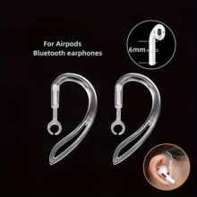 1 Pair/2 Pairs Transparent Bluetooth Earphone Hooks, Keeps Earphones Stable And Prevents Slipping, Suitable For Bluetooth Earphones, Earphone Clips, Ear Hooks, Ear Hangers