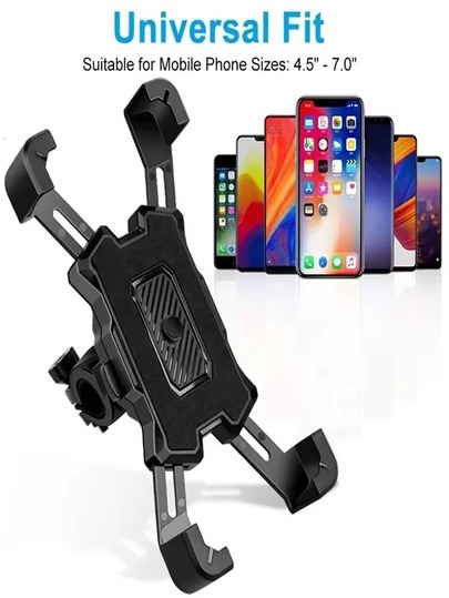 Supporto per telefono per bicicletta elettrica rotante a 360°, per iPhone, per mountain bike, moto, motocicletta, antiscivolo, per ciclismo