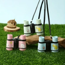 1个卡通可爱高清双筒望远镜，恐龙造型，4倍放大倍率，30毫米物镜，是户外探险和自然探索的理想之选。 - 彩色 - 查看 5