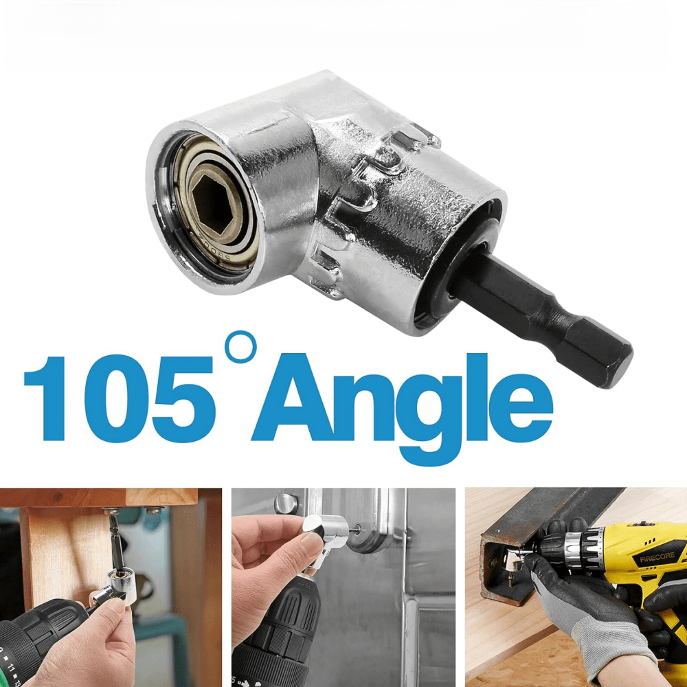 2025 新款 105° 角螺丝刀 1 件套六角轴工具适用于工艺品家具汽车维修 DIY 五金套件
