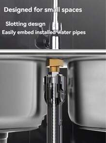 Multifunction Faucet Wrench Sink Installer Tools Water Pipe Spanner Tackle Tool Fit For Toilet Bathroom Kitchen - Black - View 3