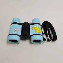 1个卡通可爱高清双筒望远镜，恐龙造型，4倍放大倍率，30毫米物镜，是户外探险和自然探索的理想之选。 - 彩色 - 查看 16