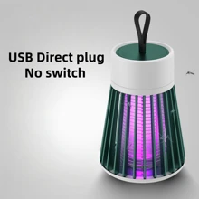 360° Protection Electric Mosquito Killer Lamp - Rechargeable/Plug-In Hanging Mosquito Repellent With UV Light, Quiet Mosquito Trap, Portable For Outdoor Use, Suitable For Home, Bedroom, Patio, Camping