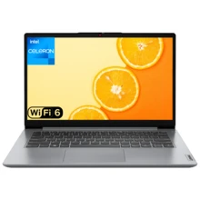 Lenovo IdeaPad 1 Laptop For Business & Students, 14" HD Display,  Celeron N4020, 4GB RAM, Multiple Storage Options, ‎ UHD Graphics, Wi-Fi 6, Windows 11 S - Xám - Xem 1