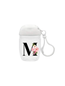 粉色秋海棠字母 A-Z 创意印花图案，透明洗手液空瓶，旅行装，带挂钩白色翻盖，可重复使用瓶盖，便携式空瓶可重新灌装，化妆品容器，适用于液体乳液，旅行装，家庭收纳装，户外旅行装，是送给家人和朋友的贴心礼物，毕业礼物，母亲节礼物，周年纪念礼物。 - 彩色 - 查看 22