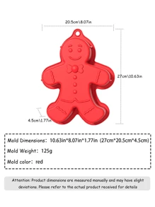 Christmas Silicone Cake Mold, Easy To Release And Durable Baking Mold, Suitable For Holiday Desserts, Essential For Holiday Kitchens, And Festive Atmosphere Decoration Christmas Christmas Decorations Christmas Pajamas Christmas Gifts Christmas Decor