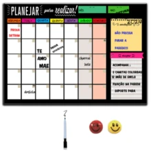 Magnetic Memo Planner Board 40x60cm Colorful Weekly Planner + 2 Magnets And 1 Pen With Eraser - 30*40 - View 5