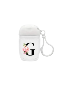 粉色秋海棠字母 A-Z 创意印花图案，透明洗手液空瓶，旅行装，带挂钩白色翻盖，可重复使用瓶盖，便携式空瓶可重新灌装，化妆品容器，适用于液体乳液，旅行装，家庭收纳装，户外旅行装，是送给家人和朋友的贴心礼物，毕业礼物，母亲节礼物，周年纪念礼物。 - 彩色 - 查看 15