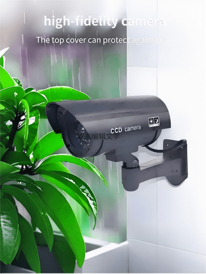 Fake Surveillance Camera Light, Realistic Appearance Dummy Camera, Virtual To Deter Criminals, Battery Operated view 8