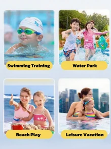 1 件充气 ABC 游泳背心，3 种颜色黄橙蓝浮力辅助游泳夹克便携式充气背心适用于游泳浮潜皮划艇桨划船和其他低冲击水上运动充气浮潜背心浮潜夹克