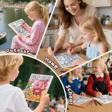 1 Sách Tô Màu Tự Yêu Thương Dành Cho Người Lớn & Thanh Thiếu Niên, 24 Trang - (Bìa Ngọc Trai) - Giấy dày được nâng cấp, Thích Hợp Để Thư Giãn, Làm Quà Tặng Ngày Lễ và Sinh Nhật - Hình Minh Họa Nghệ Thuật, Nổi Bật, Dễ Tô Màu, Phù Hợp Cho Người Tô Màu Có Kinh Nghiệm, Cũng Có Thể Dùng Làm Đồ Dùng Học Tập, Sách Vẽ Tự Làm Cho Năm Học Mới, Đồ Chơi Giáo Dục Tô Màu Cho Trẻ Em (Tặng Ngẫu Nhiên 5 Hình Dán) - 20x20cm 24 trang - Xem 7