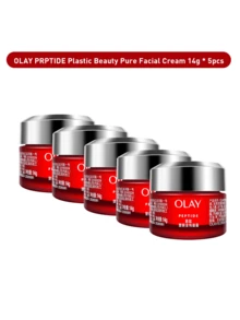 Olay 14g Peptide Revitalizing Firming Golden Pure Face Cream, New Skin Lifting Golden Pure Face Cream, Anti-Aging & Anti-Wrinkle, Utilizing Peptide Technology, Moisturizing & Firming, Lightweight & Non-Greasy Texture, Enhances Skin Elasticity & Contouring, Suitable For All Skin Types, Especially For Aging Skin, Daily Facial Moisturizer, Improves Skin Quality & Complexion, Leaves Skin Radiant, Soft & Smooth.