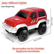 Various Car Shaped Toy Vehicles, Including Car, Race Car, Construction Vehicle, Fire Truck, Off-Road Vehicle, Electric Lighting Car, Track Cars, Toy Cars That Can Run On Tracks And Flat Surfaces, Suitable As Children's Birthday Gifts, Christmas Holiday Gifts - Multicolor - View 23