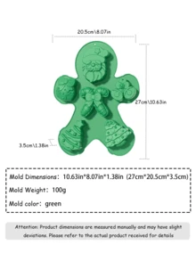 Christmas Silicone Cake Mold, Easy To Release And Durable Baking Mold, Suitable For Holiday Desserts, Essential For Holiday Kitchens, And Festive Atmosphere Decoration Christmas Christmas Decorations Christmas Pajamas Christmas Gifts Christmas Decor