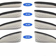 Invisible Height Increase Insoles Men Women Shoes Insole EVA Memory Foam Heel Lifting 2/3/4/5CM Taller Cushion Heighten Shoe Pad