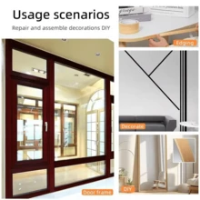 1PC 10m/393.7in Dải viền gỗ PVC trang trí tự dính dùng để sửa chữa bề mặt tủ đồ gỗ Miếng dán tường trang trí tường Trang trí phòng Miếng dán trang trí nhà - Nhiều màu - Xem 7