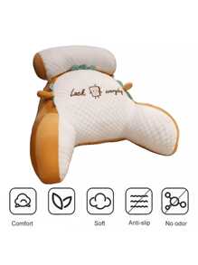 NetHong Soft Reading Support Cushion Pillow Lounger Back Rest Lumbar Arm Seat Relax Pad - Multicolor - View 4