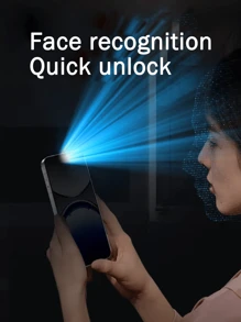 2片装OPPO手机隐私屏幕保护膜，全覆盖防窥钢化玻璃屏幕保护膜，日常、办公和居家使用必备屏幕保护，防水、防震、防摔、防刮、防指纹 - 黑色 - 查看 7