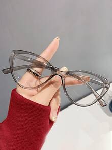 1 副女士 PC 猫眼个性化小框时尚平板眼镜，适合时尚服装、派对装饰、户外骑行、驾驶、日常佩戴、电脑办公、玩电脑游戏 - 彩色 - 查看 11