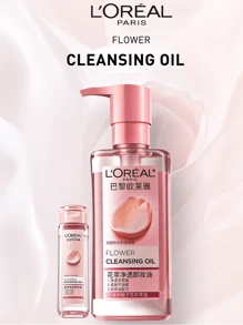 LOREAL 50/250毫升花香卸妆油，温和深层清洁，轻松卸除防水彩妆，不刺激敏感肌肤，富含椰子油和山茶花油，长效保湿，深层清洁，令肌肤焕发光彩，使用后不紧绷，防漏旅行泵包装，适合日常使用，适合所有肤质，包括敏感肌肤，经皮肤科医生测试，无动物实验，是卸除面部和眼部彩妆的理想之选，是早晚护肤的完美之选。 - 花萃淨透卸妝油 - 查看 3