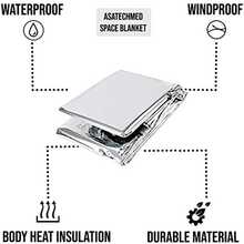 5pcs Emergency Thermal Blankets, Survival Camping Blankets, Emergency Foil Blankets, Individually Packaged, Suitable For Marathon, Outdoor Travel, Hiking, Emergency Survival Or First Aid - Multicolor - View 5