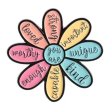 1 Stück/3 Stücke Partybegünstigungen, Cosplay Accessoires, kreative DIY Accessoires für Frauen, Herren Brosche, süße bunte Blumen-förmige Brosche, vielseitig einsetzbare Rucksack Dekoration, Metall Cartoon Charakter Emaille Pin, lässige Bekleidungs Accessoires