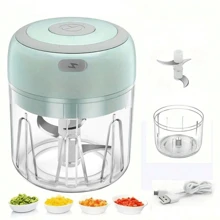 250ml USB Rechargeable Electric Garlic Grinder - Powerful, Can Grind Chili, Ginger And Vegetables!