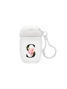 粉色秋海棠字母 A-Z 创意印花图案，透明洗手液空瓶，旅行装，带挂钩白色翻盖，可重复使用瓶盖，便携式空瓶可重新灌装，化妆品容器，适用于液体乳液，旅行装，家庭收纳装，户外旅行装，是送给家人和朋友的贴心礼物，毕业礼物，母亲节礼物，周年纪念礼物。 - 彩色 - 查看 14