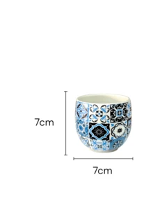 Porcelain Vase 11 Cm - Màu xanh 02 - Xem 2