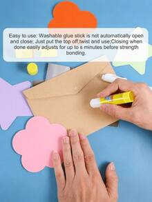 1/5/10/15 que keo dán 9g độ nhớt cao, keo dán thủ công DIY dành cho học sinh, đồ dùng văn phòng, hoạt động thủ công, nhiều màu sắc - Nhiều màu - Xem 10