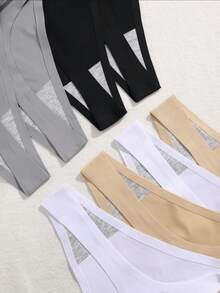 Women's Thong Kit Delicate Panties With Super Discreet Thin Side Straps Seamless Material - Nhiều màu - Xem 6