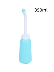 1pc Portable Travel Bidet Bottle, Leak-Proof Perineal Cleansing Spray Bottle, Portable Feminine Hygiene Cleaner, Large Capacity Handheld Travel Bidet, 350ml, Random Style Carrying Pouch - Multicolor - View 17