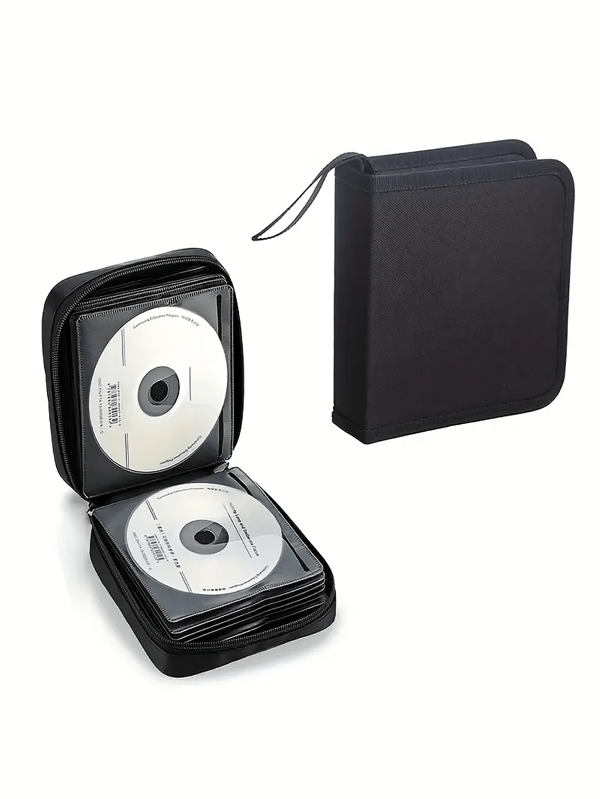 1 szt. etui na 40 płyt CD/DVD: przenośny segregator do przechowywania płyt, idealny do samochodu, domu i podróży – utrzymuj porządek w swoich płytach! Akcesoria podróżne, niezbędne akcesoria podróżne, etui do przechowywania płyt DVD, torba cyfrowa, audio do pracy, podróży, szkoły, na studia, do biura, niezbędne akcesoria podróżne, organizer podróżny