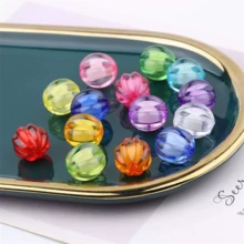 8/10mm Acrylic Colored Pumpkin Beads R DIY Bead Accessories Phone Chain Pendant Bracelet Jewelry Making Accessories - Hạt bí ngô - Xem 23