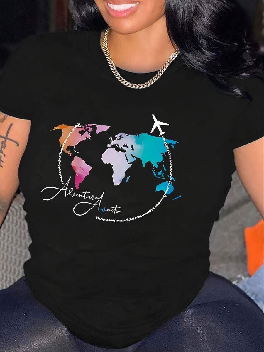 Women T-Shirts - Black - View 1