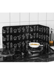 Aluminum Foil Kitchen Splash Guard, Thin Metal Material, Non-Stick Pan Splash Guard, Kitchen Gas Stove Insulation, Heat-Resistant Oil Net, Cooking Essential Accessories, Lightweight And Foldable, Non-Food Contact Oil And Heat Protection, Suitable For Kitchen Gas Stoves, Cooking Protection - Multicolor - View 9