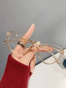 1 副女士 PC 猫眼个性化小框时尚平板眼镜，适合时尚服装、派对装饰、户外骑行、驾驶、日常佩戴、电脑办公、玩电脑游戏 - 彩色 - 查看 4