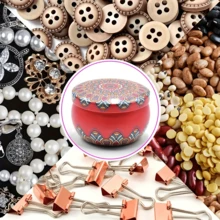 10pcs Flower Printed Candle Jars With Lids - Perfect For Candle Making, Crafts And Storage