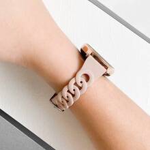 20mm 22mm 1pc Watch Strap Compatible With Samsung Galaxy Watch 4 5 6 Classic 40mm 44mm Gear S3 Silicone Bracelet Galaxy Watch 5 Pro 45mm, Band Compatible With Galaxy Watch Active 3/2/Gear S3/Amazfit Bip Bracelet Hua Wei Watch GT 2/3 Pro Bands - White - View 6