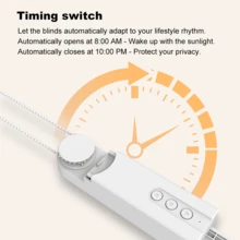 1 Zigbee Roller Blinds Motor With Modern White APP Control (Need To Bring Your Own Zigbee Gateway) With Multiple Rollers To Adapt To Various Curtains, Suitable For Living Rooms, Bedrooms, Study Rooms, And Bathrooms. It Can Be Used As A Holiday Gift And Is Suitable For Various Scenes.