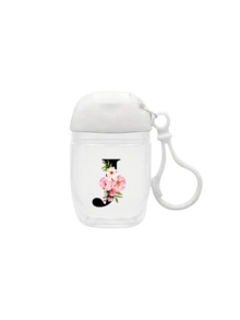 粉色秋海棠字母 A-Z 创意印花图案，透明洗手液空瓶，旅行装，带挂钩白色翻盖，可重复使用瓶盖，便携式空瓶可重新灌装，化妆品容器，适用于液体乳液，旅行装，家庭收纳装，户外旅行装，是送给家人和朋友的贴心礼物，毕业礼物，母亲节礼物，周年纪念礼物。 - 彩色 - 查看 19