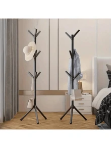 2025 6-Hook Minimalist Garment Rack - Plastic Material, Suitable For Indoor Decor To Hang Light Small Items, Lightweight Coat Rack, Suitable For Hanging Light Clothes, Hats, Bags, Coat Rack, Garment Rack, Quick Installation