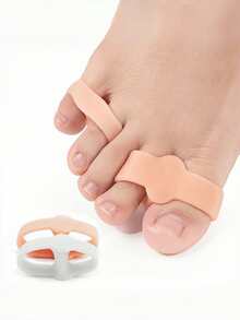 Soft Gel Toe Separators, For Foot Care - Flexible Gel Toe Seperators For Yoga And Everyday Relaxation - 2 Loops, Reusable Design - Toe Separators, Fits Men And Women - Multicolor - View 13