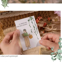 80-110pcs Natural Theme Sticker Set, Waterproof PET Material, Suitable For Making Notebooks, Decorating Envelopes, Cards, Gift Packaging, Affordable Price, Ideal As Gifts Or Decorations For New Year, Christmas, Spring Festival And Other Holidays. 8 Patterns To Choose: Daisy, Eucalyptus, Clover, Rose, Iris, Lavender, Green Leaves, Chrysanthemum. - Multicolor - View 7