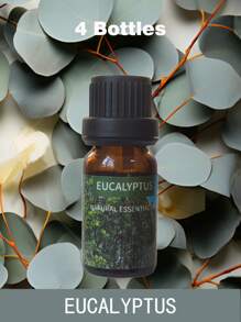 10ml Aromatherapy Essential Oil Yoga Oil Plant Essential Oil For Humidifier Diffuser Fruit Flower Aroma Fragrance Oil Jasmine Lavender Rose Orange, Living Room And Bathroom Deodorization,Suitable For Diffusers, Humidifiers