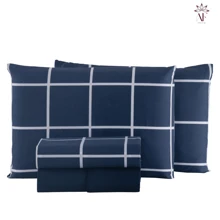 3 And 4 Piece Sheet Set Kit 400 Thread Count Single/Double/Queen With Elastic Band And Pillowcases