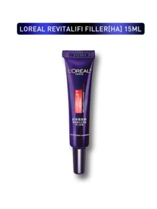 L’Oreal Paris REVITALIFT FILLER [HA] 丰盈气垫霜 15/50ml，玻尿酸面部保湿霜，抗衰老，减少皱纹，提亮肤色，紧致修护，适合干性肌肤和夜猫子，日夜皆可使用，增强肌肤屏障，舒缓泛红，促进胶原蛋白生成，日夜持续护理，是日常面部护肤的理想之选，适合所有年龄段。 - 複顏透明酸水光充盈導入乳霜 - 查看 10