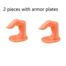 2件 3件 5件/套 逼真练习手指 适用于水晶指甲，美甲训练工具 适合艺术家和初学者 4.5*4.2*2.7厘米 - 杏色 - 查看 10