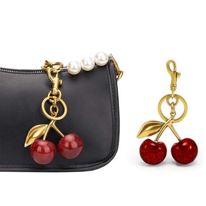 Exquisite Cherry Keychain, Women's Keychain, Suitable For Decorating Wallets, Women's Bags, Car Keys, Perfect Gifts For Friends, Family, Lovers, Women's Keychain