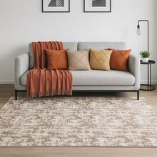 Jacquard Rug 2.00 M X 1.40 M Non-Slip Geometric Living Room Office Bedroom - Paris Coklat - View 3